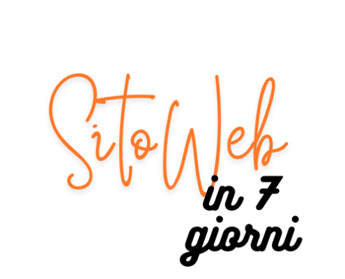 sito web in 7 giorni